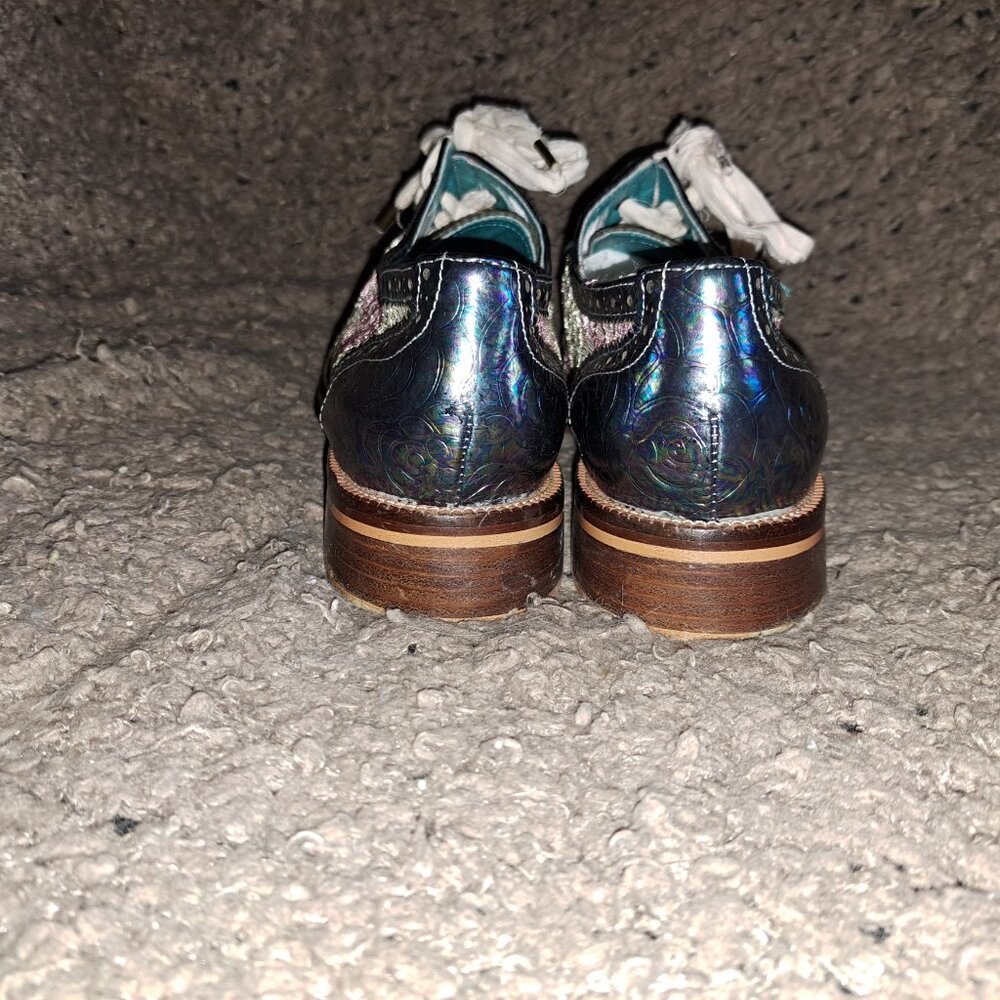 Irregular Choice-Float Away-Tooled Oil Slick Oxfo… - image 6